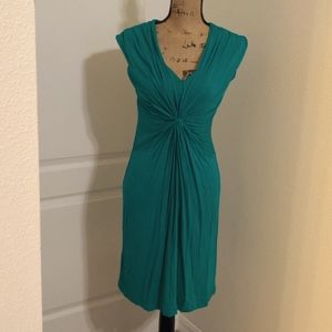 Calvin Klein Twist Knot Ruched Front Dress
